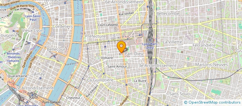 localisation de l'entreprise MAISON MEDICALE PART-DIEU  LYON