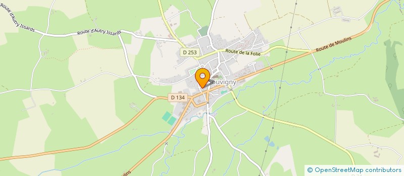 localisation de l'entreprise MAISON MEDICALE PASTEUR - DOCTEURS BARRAUD - CASANOVA - DOUALLE & LEYMARIE à SOUVIGNY