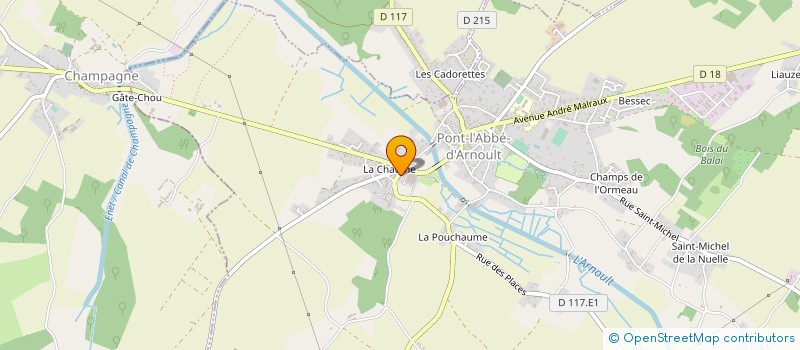 localisation de l'entreprise MAISON MEDICALE PONT L ABBE  PONT-L'ABBE-D'ARNOULT