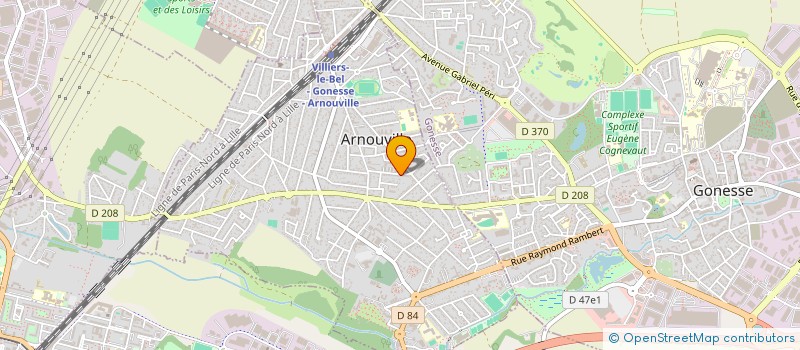 localisation de l'entreprise MAISON MEDICALE POUR LA PERMANENCE SOINS  ARNOUVILLE