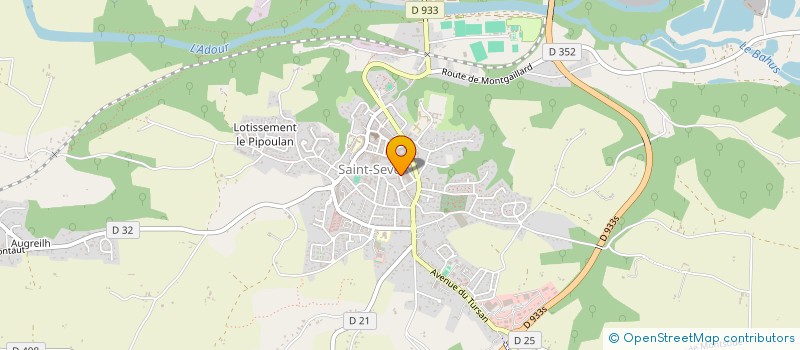 localisation de l'entreprise MAISON MEDICALE SAINT SEVER à SAINT-SEVER