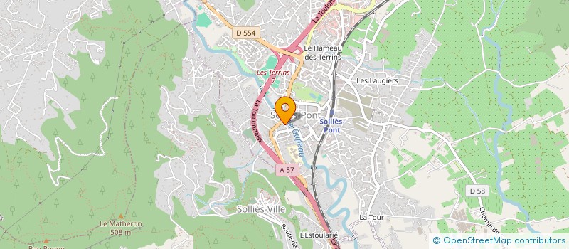 localisation de l'entreprise MAISON MEDICALE SOMMEIL VIGILANCE RESPIRATION  SOLLIES-PONT