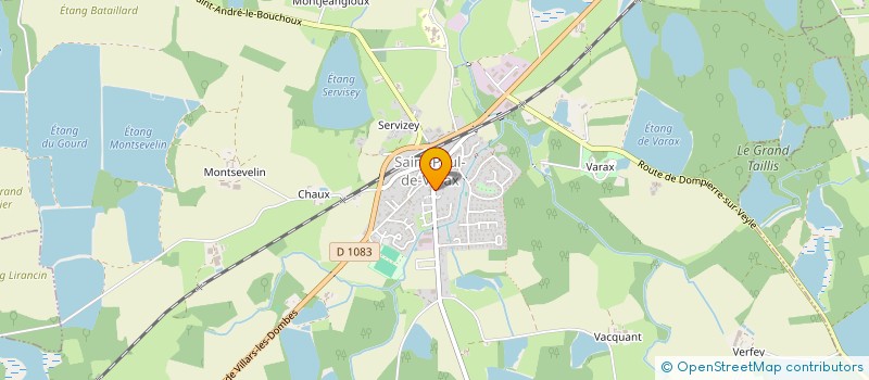 localisation de l'entreprise MAISON MEDICALE VILLARS LES DOMBES  SAINT-PAUL-DE-VARAX