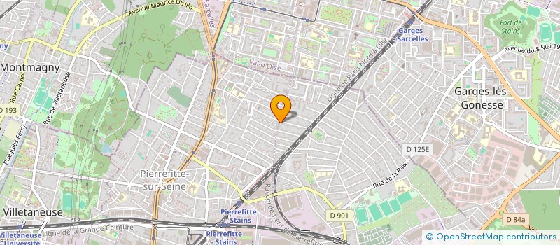 localisation de l'entreprise MAISON MEL  STAINS