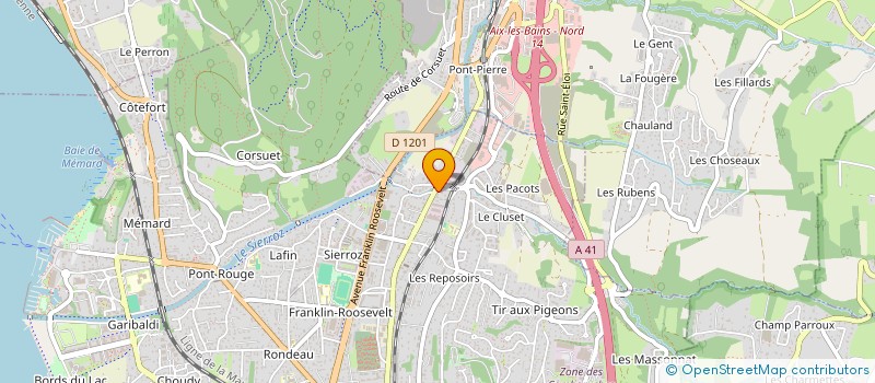 localisation de l'entreprise MAISON MENDOLA  AIX-LES-BAINS