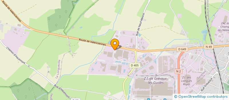 localisation de l'entreprise MAISON MENISSEZ à FEIGNIES