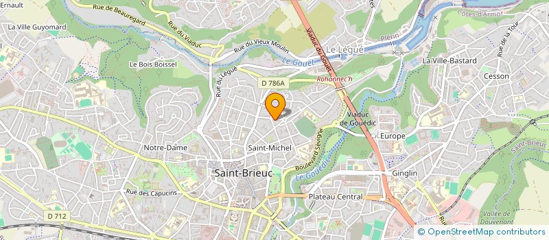 localisation de l'entreprise MAISON MER à SAINT-BRIEUC