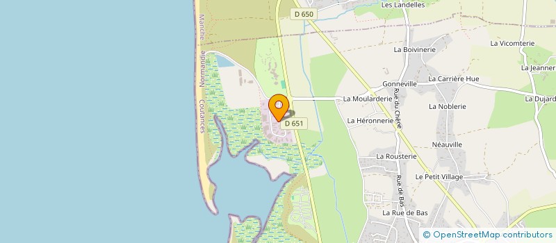 localisation de l'entreprise MAISON MER ET FILLE à BLAINVILLE-SUR-MER