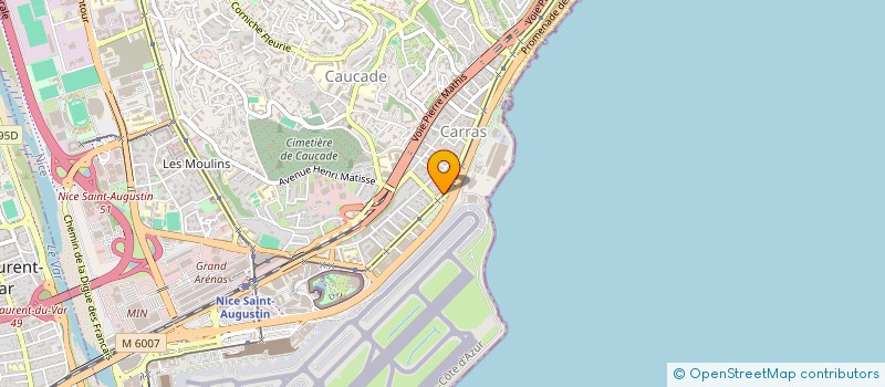 localisation de l'entreprise MAISON MERA à NICE
