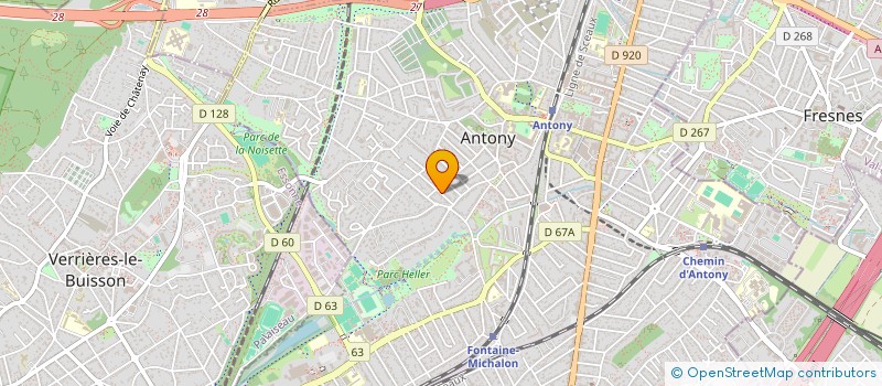 localisation de l'entreprise MAISON MERE à ANTONY