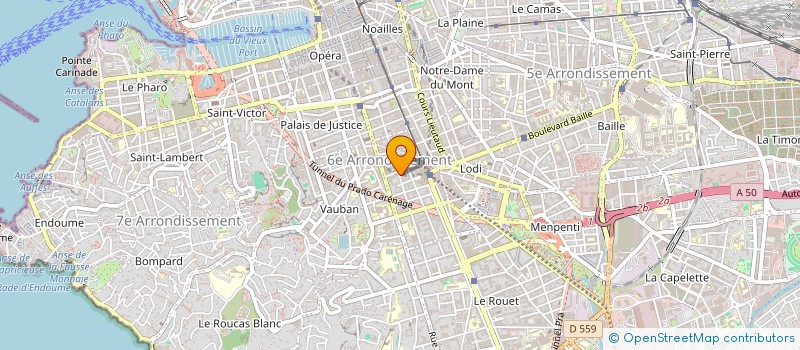 localisation de l'entreprise MAISON MESTRAL à MARSEILLE