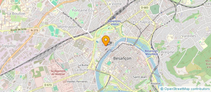 localisation de l'entreprise MAISON MEYER à BESANCON