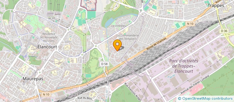 localisation de l'entreprise MAISON MH  ELANCOURT