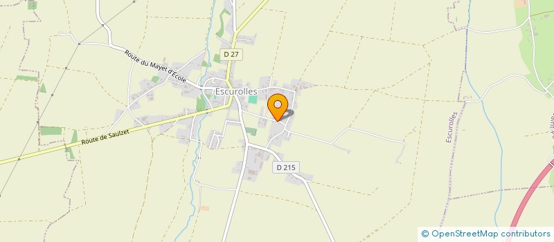 localisation de l'entreprise MAISON MIENS FUNERAIRE  ESCUROLLES