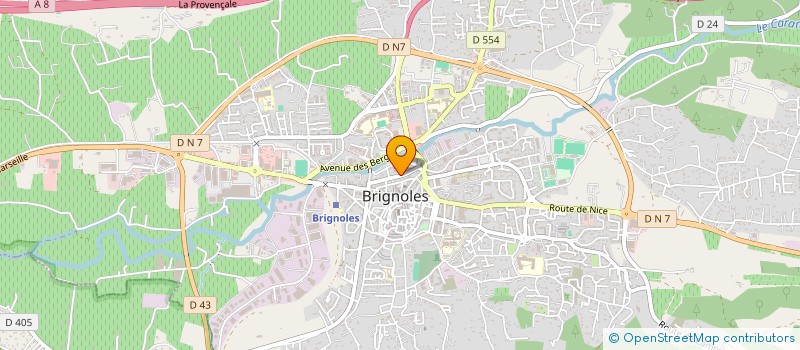 localisation de l'entreprise MAISON MIGLIORE  BRIGNOLES