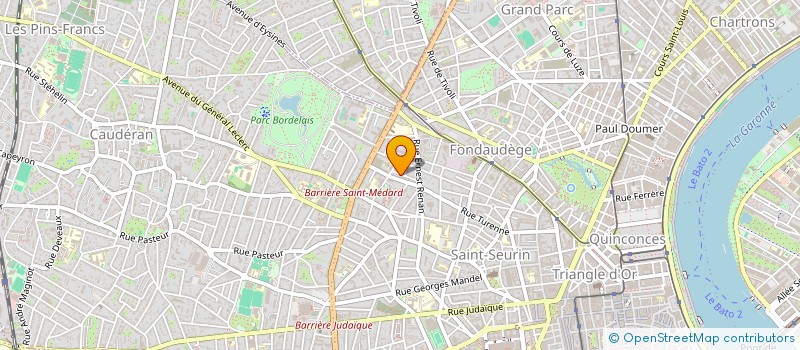 localisation de l'entreprise MAISON MILANDEAU  BORDEAUX