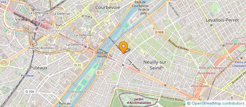 localisation de l'entreprise MAISON MIMOSA à NEUILLY-SUR-SEINE