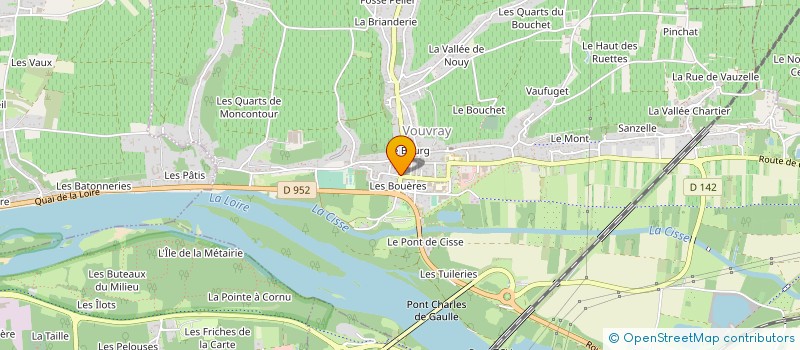 localisation de l'entreprise MAISON MIRAULT à VOUVRAY