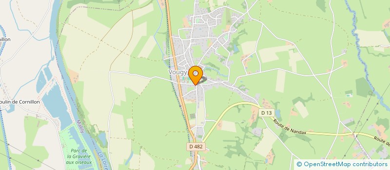 localisation de l'entreprise MAISON MJ  VOUGY