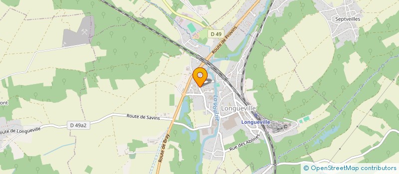 localisation de l'entreprise MAISON MJP  SAINTE-COLOMBE