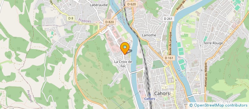 localisation de l'entreprise MAISON MK  CAHORS