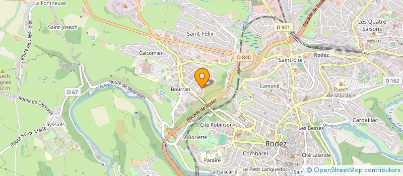 localisation de l'entreprise MAISON MODATI  RODEZ