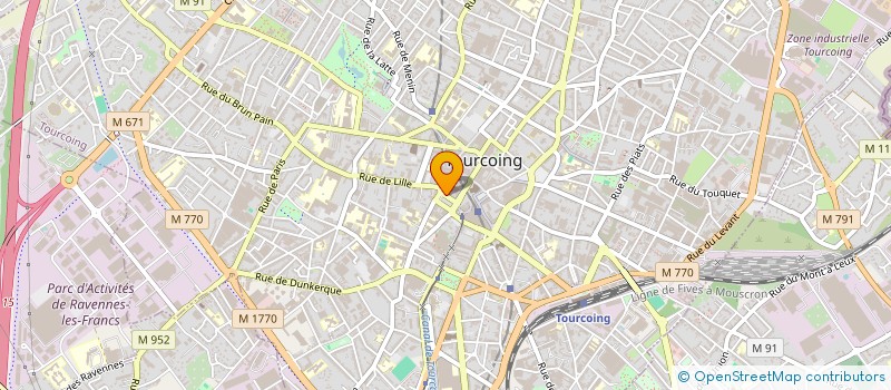 localisation de l'entreprise MAISON MODE  TOURCOING