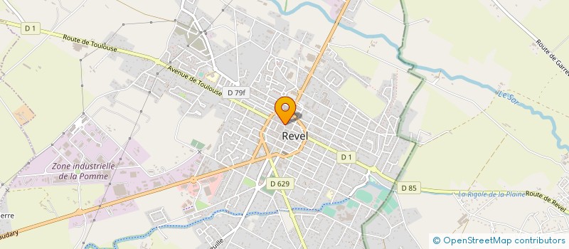 localisation de l'entreprise MAISON MOLINIE-COURANJOU  REVEL