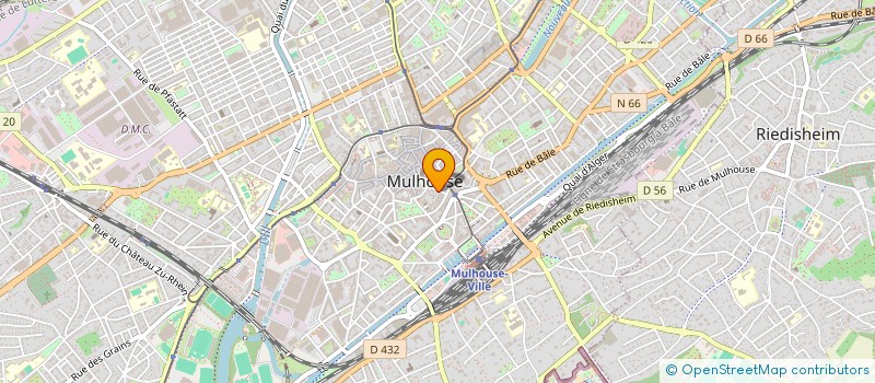 localisation de l'entreprise MAISON MONSIEUR SARL  MULHOUSE