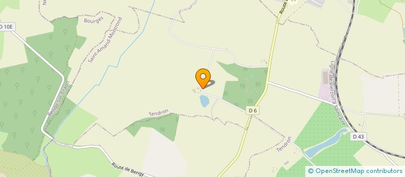 localisation de l'entreprise MAISON MONTAL  TENDRON