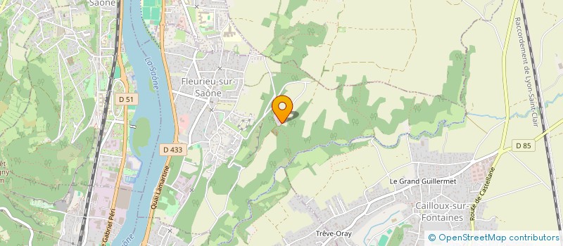 localisation de l'entreprise MAISON MONTVERT à FLEURIEU-SUR-SAONE