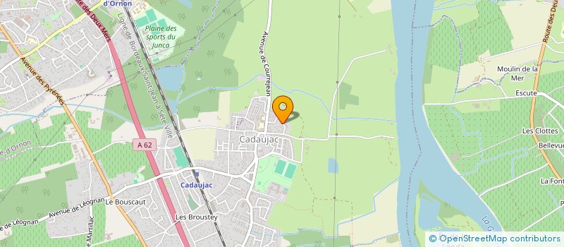 localisation de l'entreprise MAISON MOUNICQ  CADAUJAC