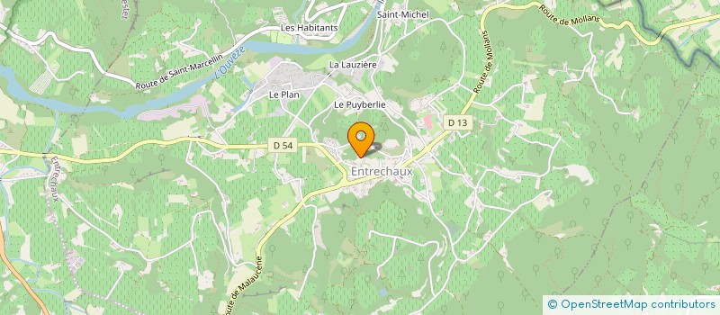 localisation de l'entreprise MAISON MOUTON  ENTRECHAUX