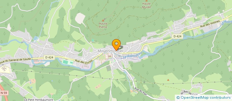 localisation de l'entreprise MAISON MOYA à MOYENMOUTIER