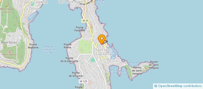 localisation de l'entreprise MAISON MRL  SAINT-JEAN-CAP-FERRAT