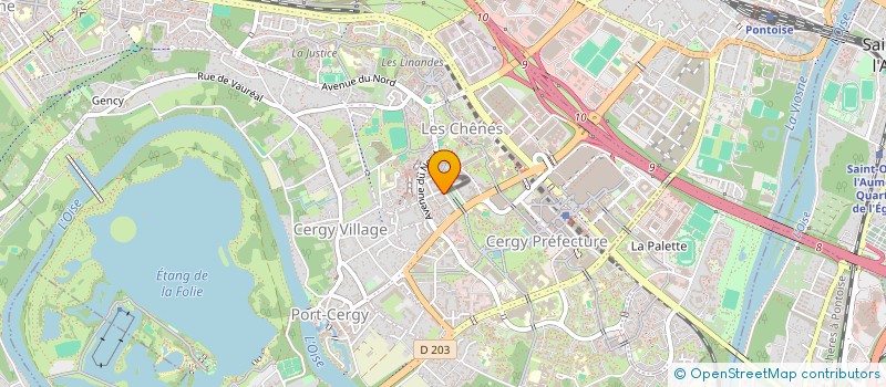 localisation de l'entreprise MAISON MULAN  CERGY