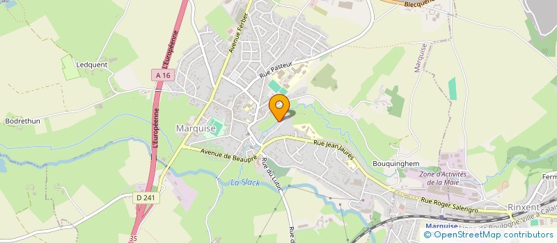 localisation de l'entreprise MAISON MUNICIPALE DES JEUNES  MARQUISE