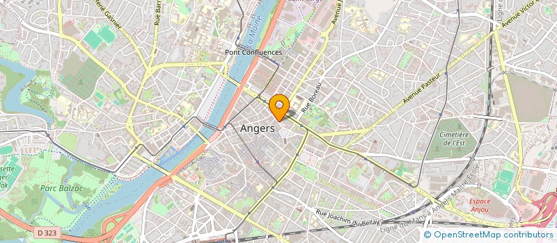 localisation de l'entreprise MAISON MURZEAU à ANGERS
