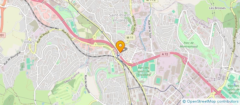 localisation de l'entreprise MAISON MYLAN  SAINT-PRIEST-EN-JAREZ