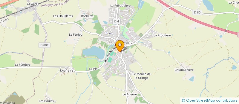 localisation de l'entreprise MAISON NAMOE  AUBIGNY-LES CLOUZEAUX