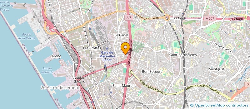 localisation de l'entreprise MAISON NAPOLITAINE à MARSEILLE