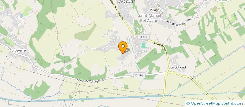 localisation de l'entreprise MAISON NATHIER  SAINT-MARCEL-BEL-ACCUEIL