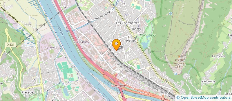 localisation de l'entreprise MAISON NATIF  ECHIROLLES