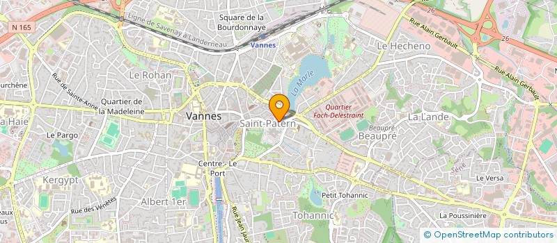 localisation de l'entreprise MAISON NATURE ET BIEN ETRE à VANNES