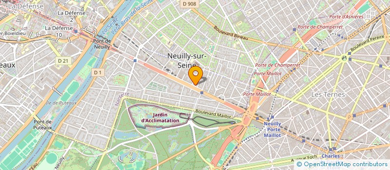 localisation de l'entreprise MAISON NETTE  NEUILLY-SUR-SEINE