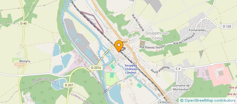 localisation de l'entreprise MAISON-NEUVE  SOUPPES-SUR-LOING