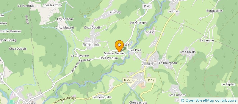 localisation de l'entreprise MAISON NEUVE  BURDIGNIN