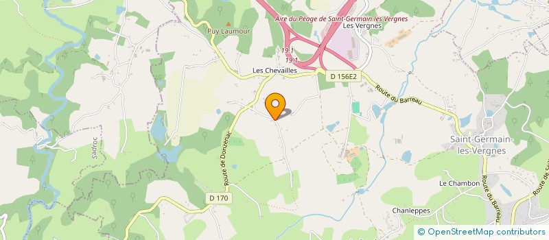 localisation de l'entreprise MAISON NEUVE  SAINT-GERMAIN-LES-VERGNES