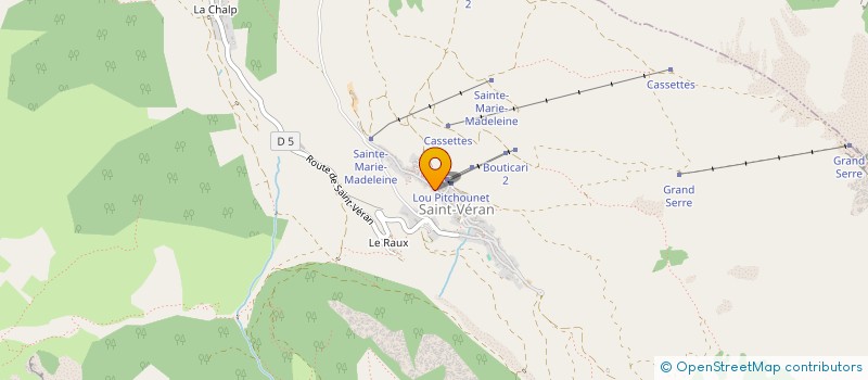 localisation de l'entreprise MAISON NEUVE ST VERAN  SAINT-VERAN