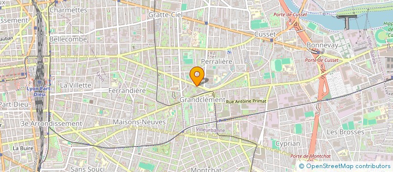 localisation de l'entreprise MAISON NH  VILLEURBANNE